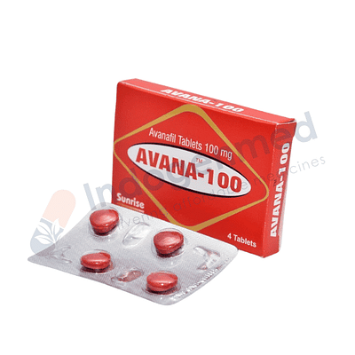 Avana Avanafil 100mg Tablets